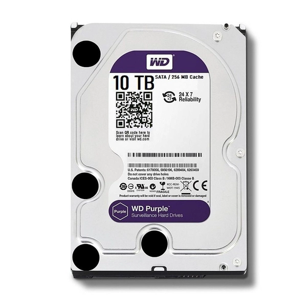 Ổ CỨNG HDD 10TB 256MB Western Digital Purple WD100PURZ